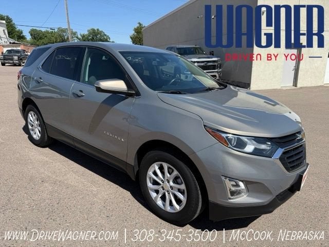 2019 Chevrolet Equinox LT in Pepperdust Metallic — front three-quarter view
