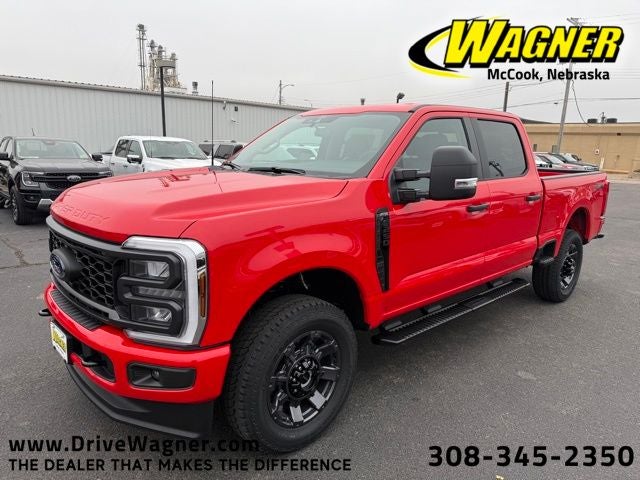 2026 Ford F-250SD XL in Race Red — front three-quarter view