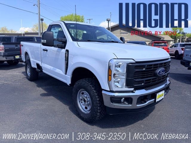 2026 Ford F-250SD XL in Oxford White — front three-quarter view