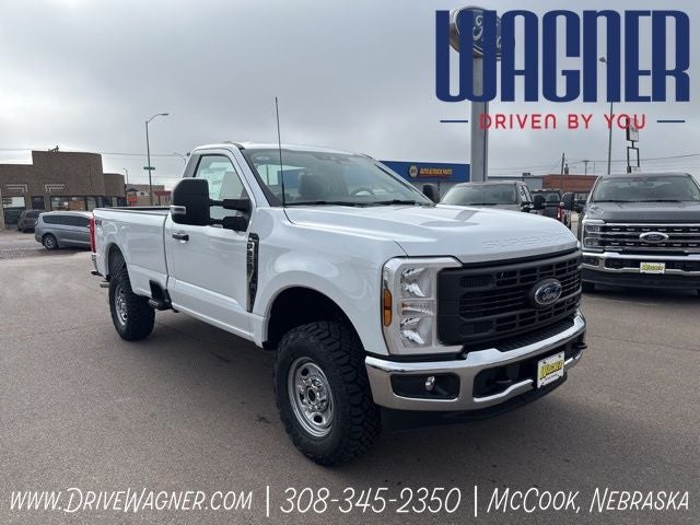 2026 Ford F-250SD XL in Oxford White — front three-quarter view