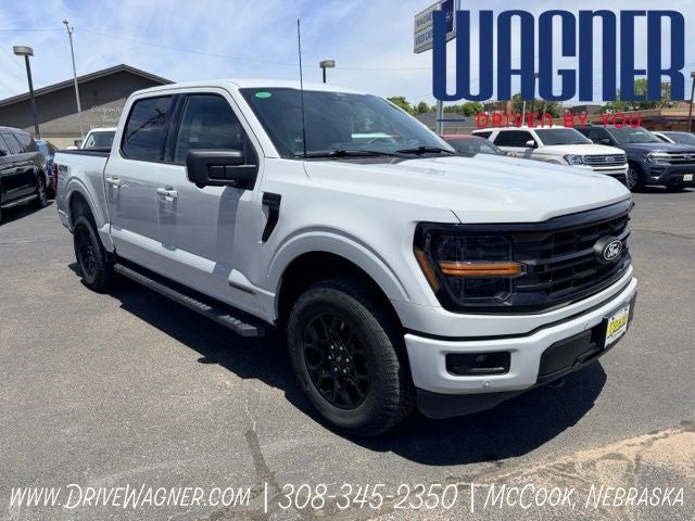 2024 Ford F-150 XLT in Avalanche — front three-quarter view