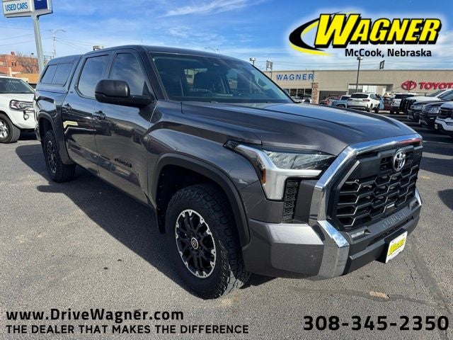 2024 Toyota Tundra SR5 in Magnetic Gray Metallic — front three-quarter view
