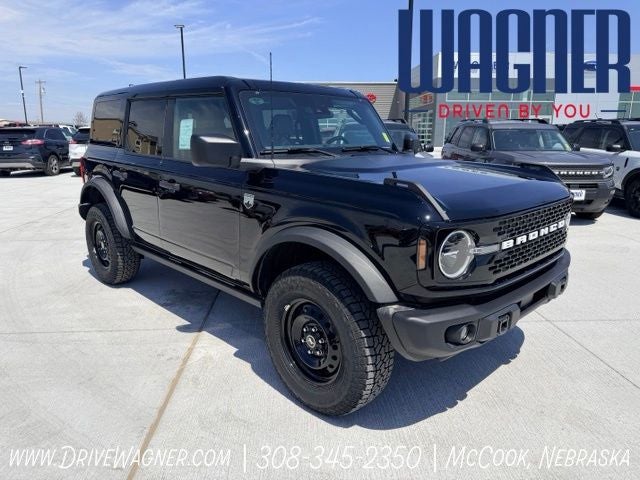 2026 Ford Bronco Big Bend in Shadow Black — front three-quarter view